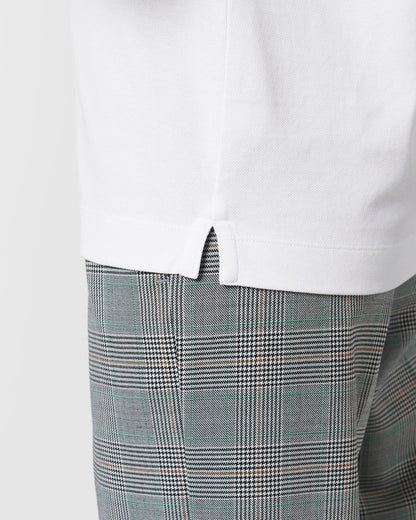 Prepster Long Sleeve - White - Vorderseite Detail