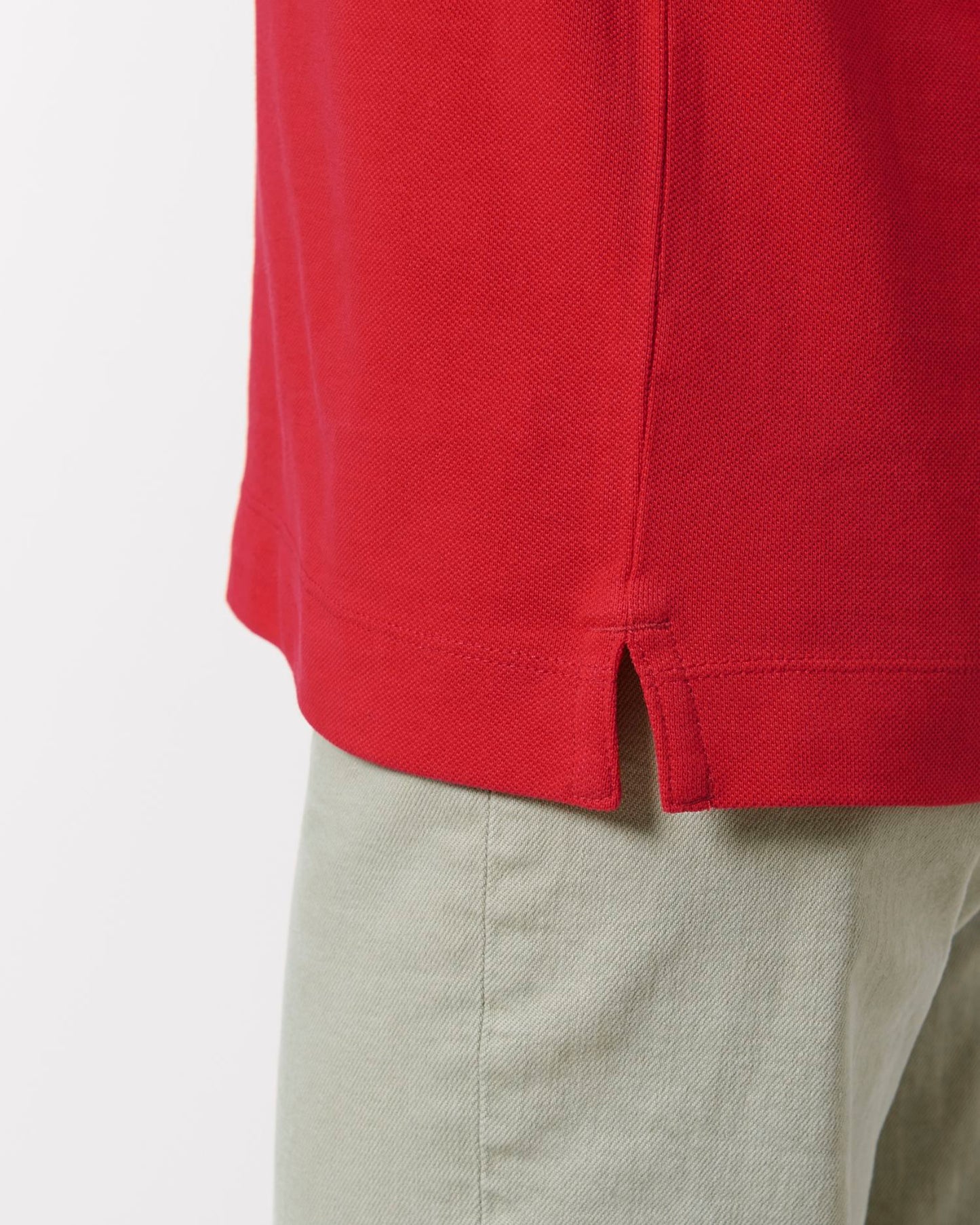 Prepster Long Sleeve - Red - Vorderseite Detail