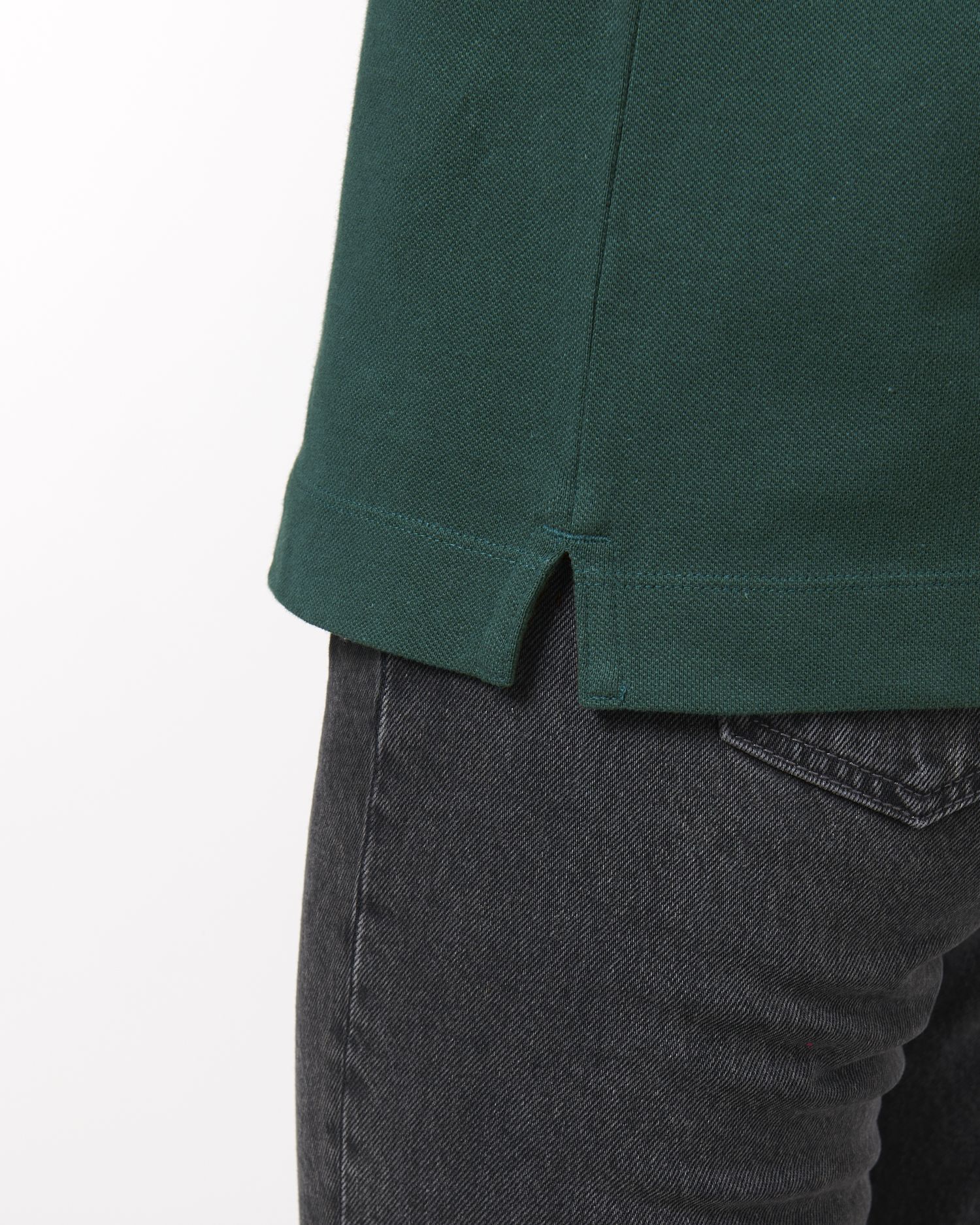Prepster Long Sleeve - Glazed Green - Vorderseite Detail