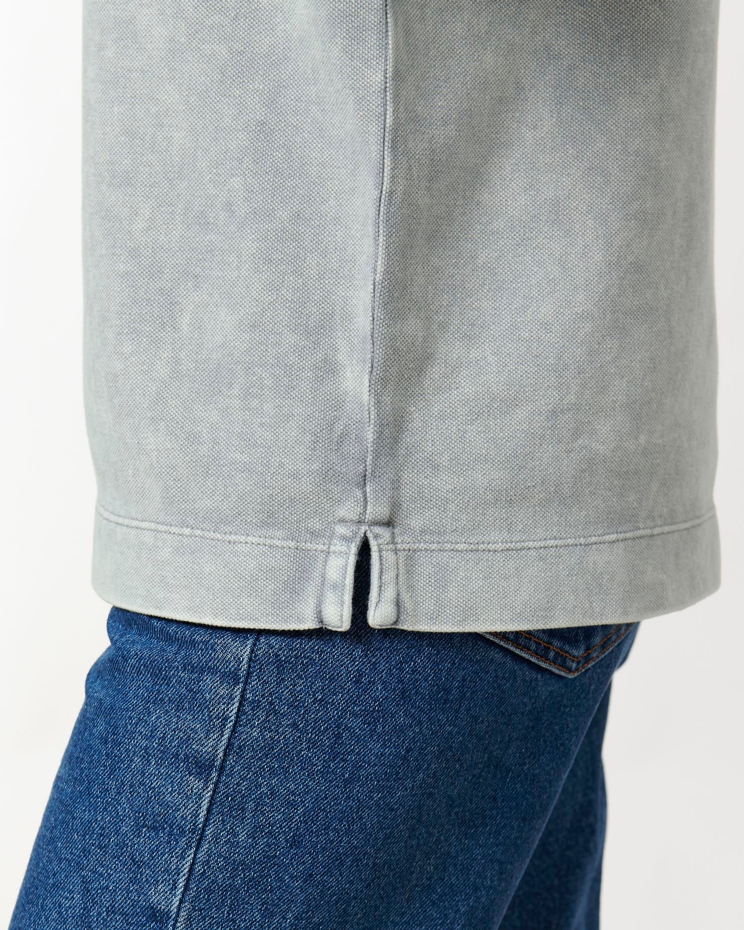 Prepster Vintage - G. Dyed Aged Light Grey - Vorderseite Detail
