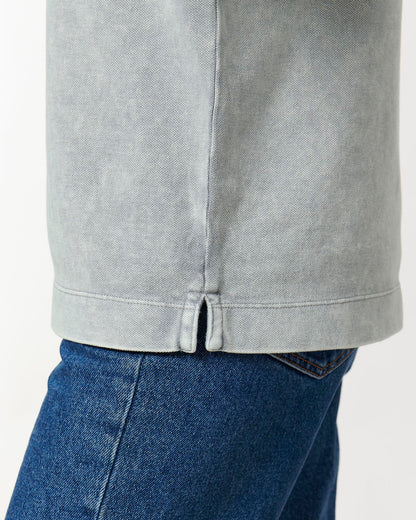 Prepster Vintage - G. Dyed Aged Light Grey - Vorderseite Detail