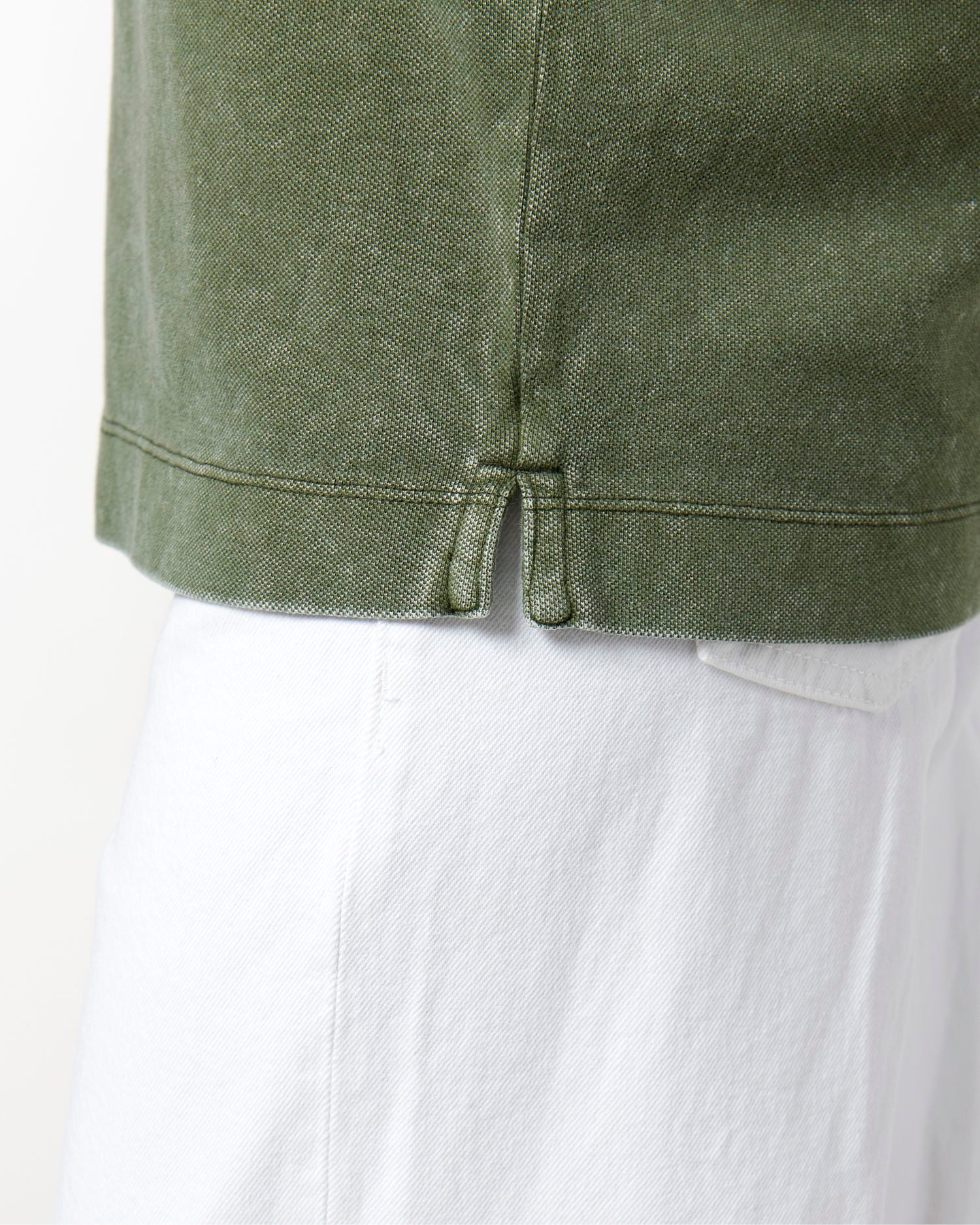 Prepster Vintage - G. Dyed Aged Khaki - Vorderseite Detail