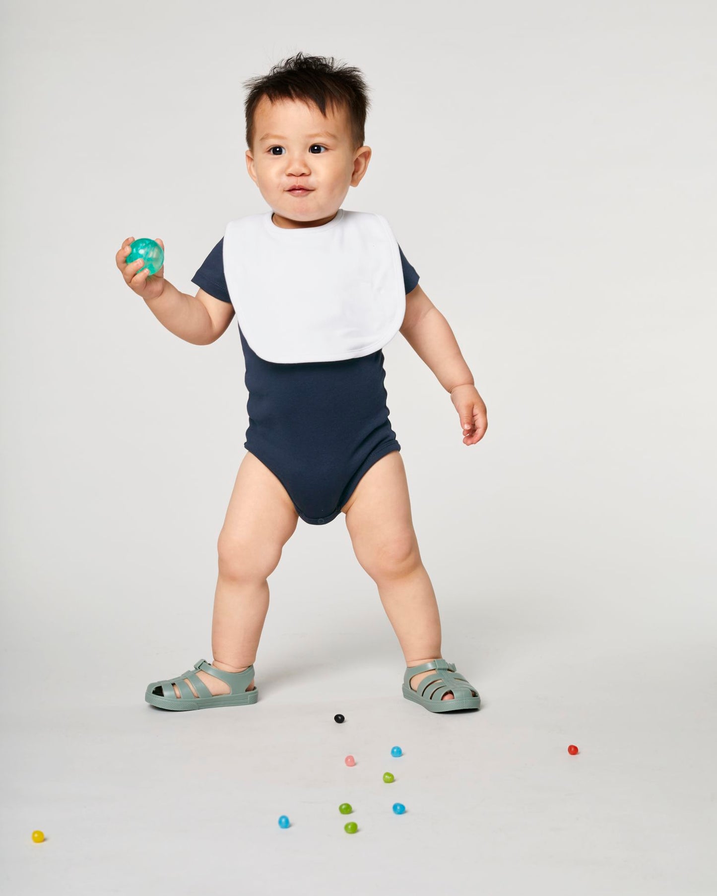Baby Bib - White - Vorderseite 