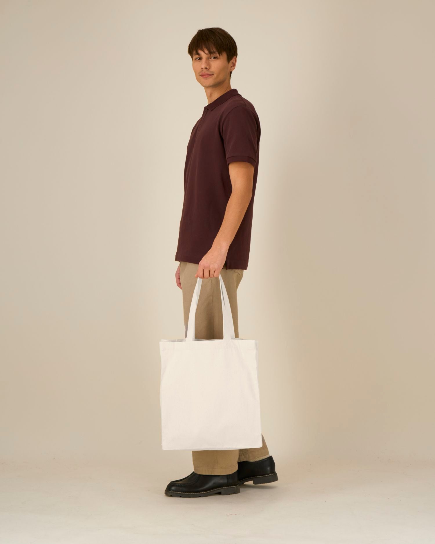 Mid Tote Bag - Natural Raw - Vorderseite 