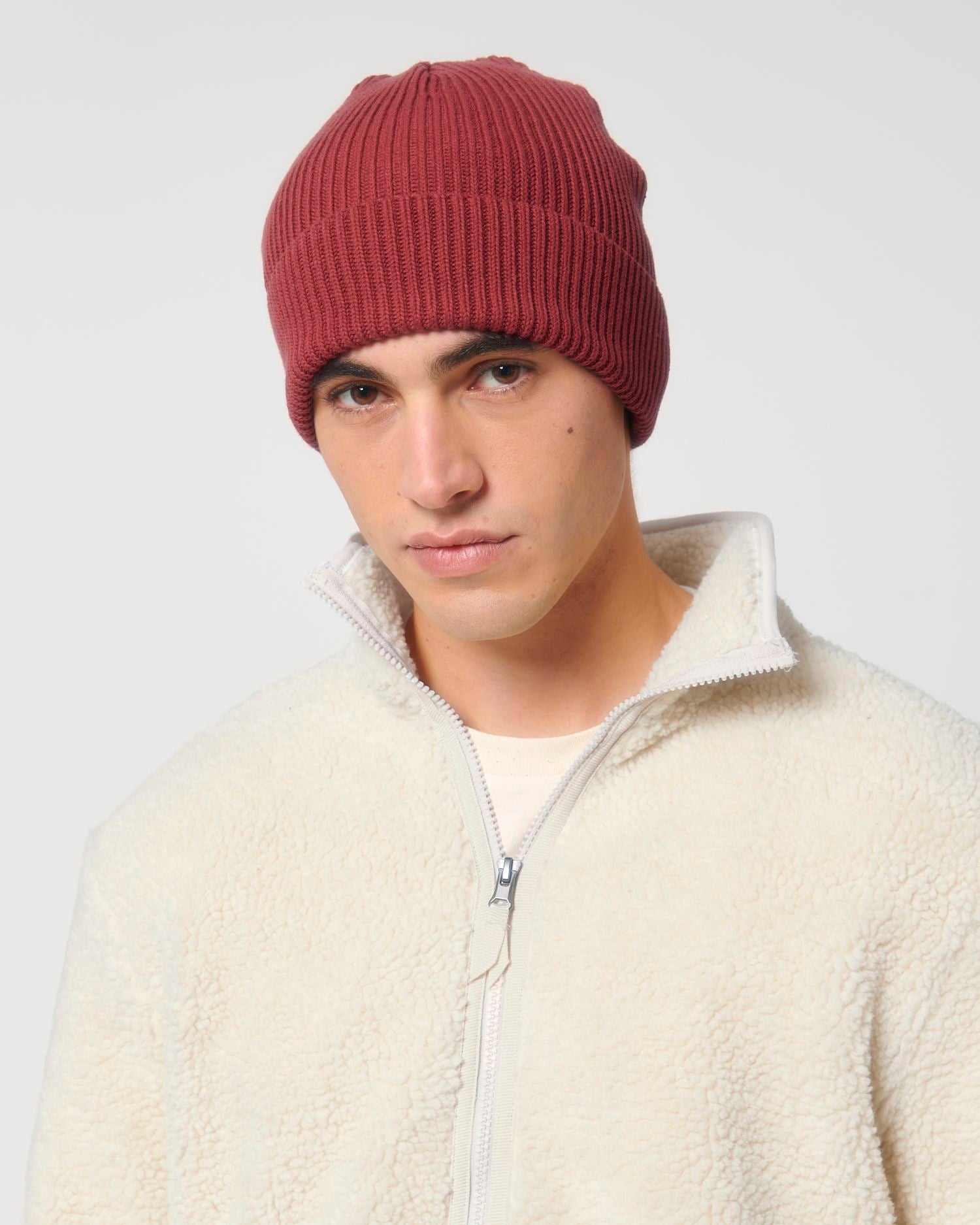 Fisherman Beanie - Red Earth - Vorderseite 