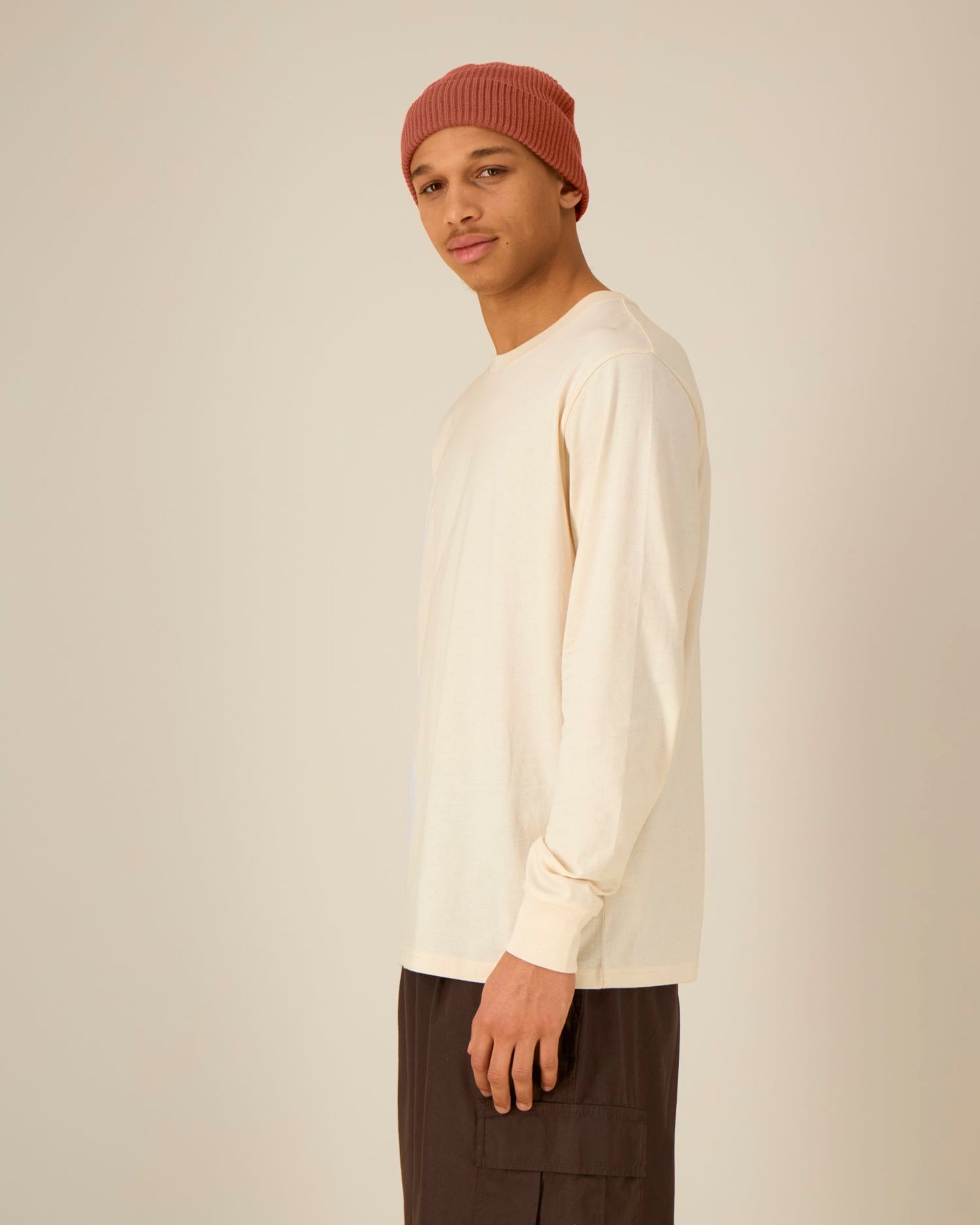 Fisherman Beanie - Heritage Brown - Vorderseite 