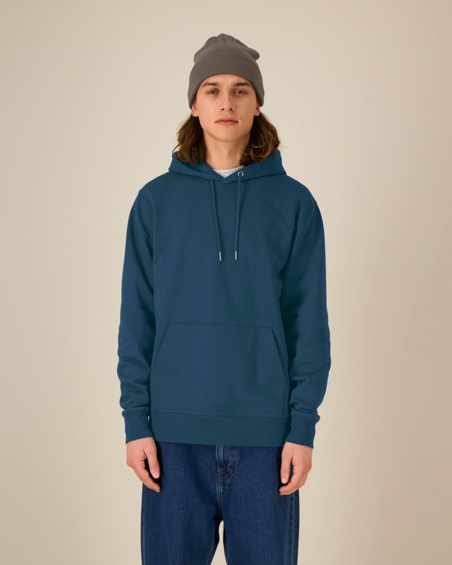 Rib Beanie - Mocha - Vorderseite 