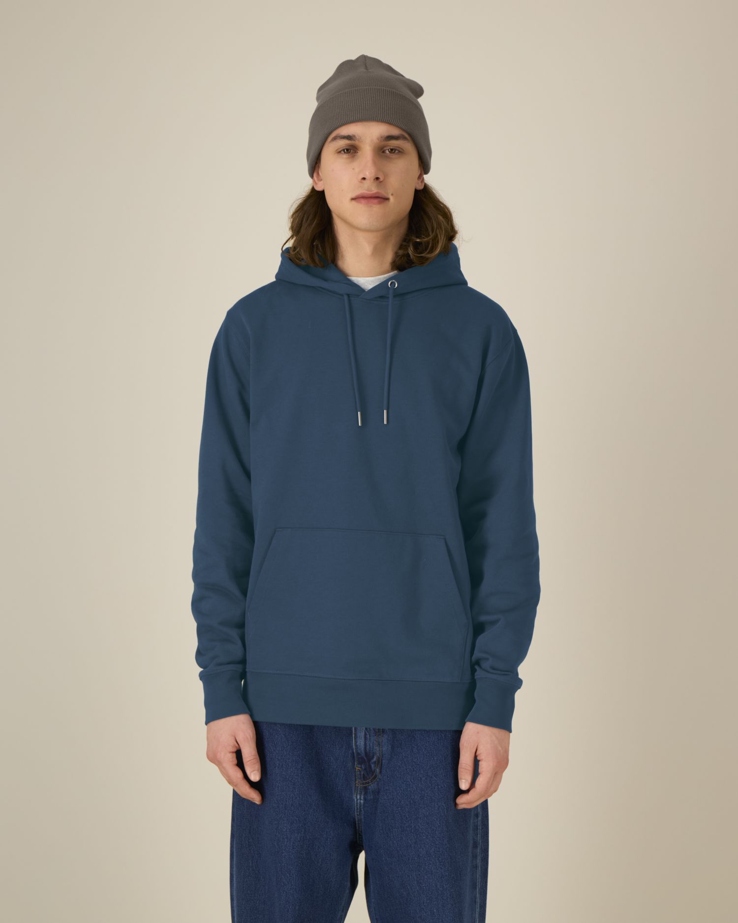 Rib Beanie - Mocha - Vorderseite 