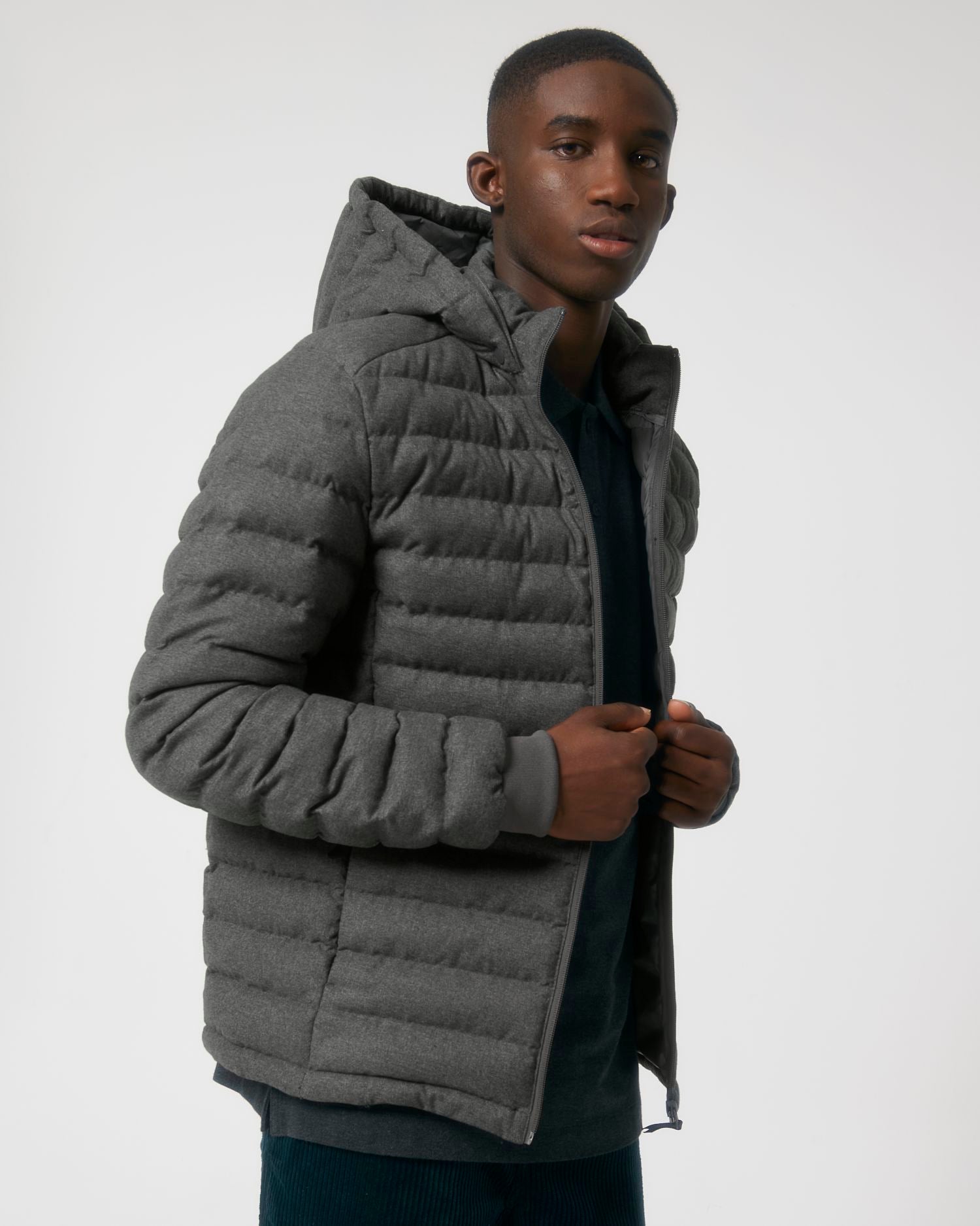 Stanley Voyager Wool-Like - Deep Metal Heather Grey - Vorderseite 