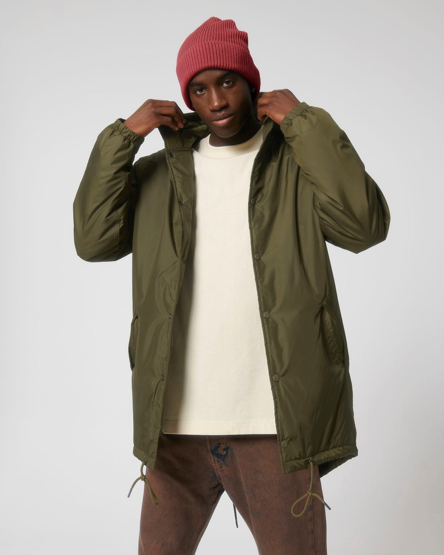 Padded Parker - British Khaki - Vorderseite 