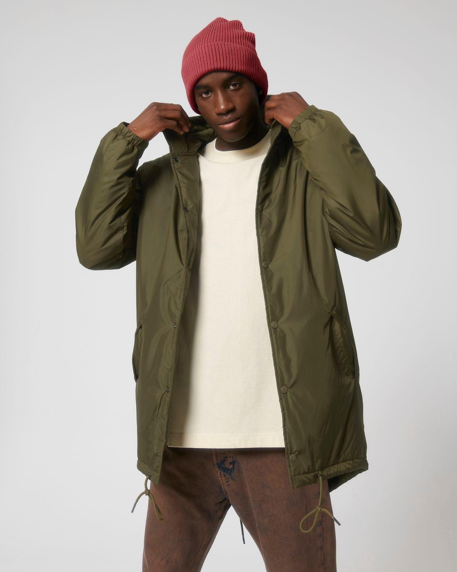 Padded Parker - British Khaki - Vorderseite 