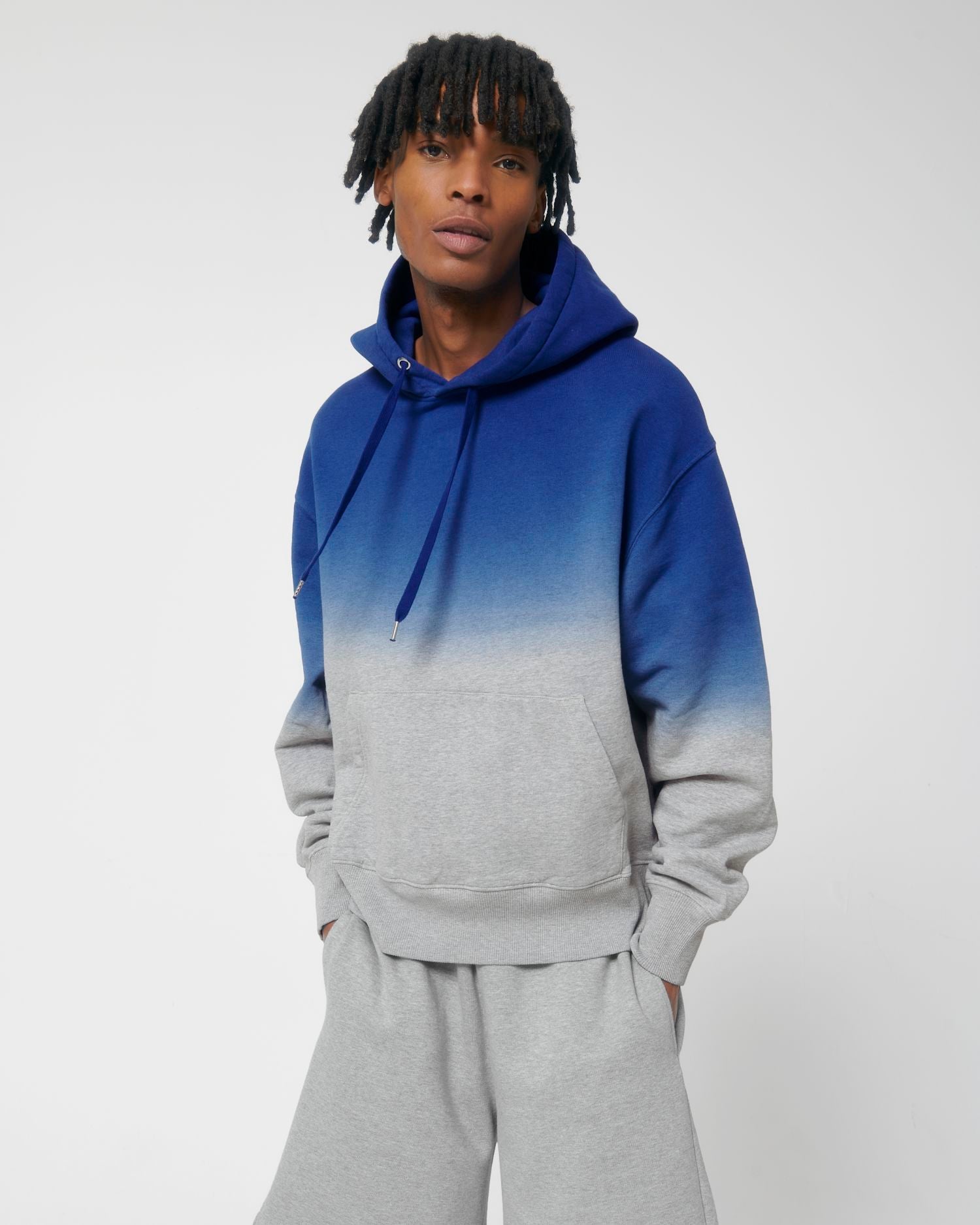 Slammer Dip Dye - Dip Dye Worker Blue/Heather Grey - Vorderseite 