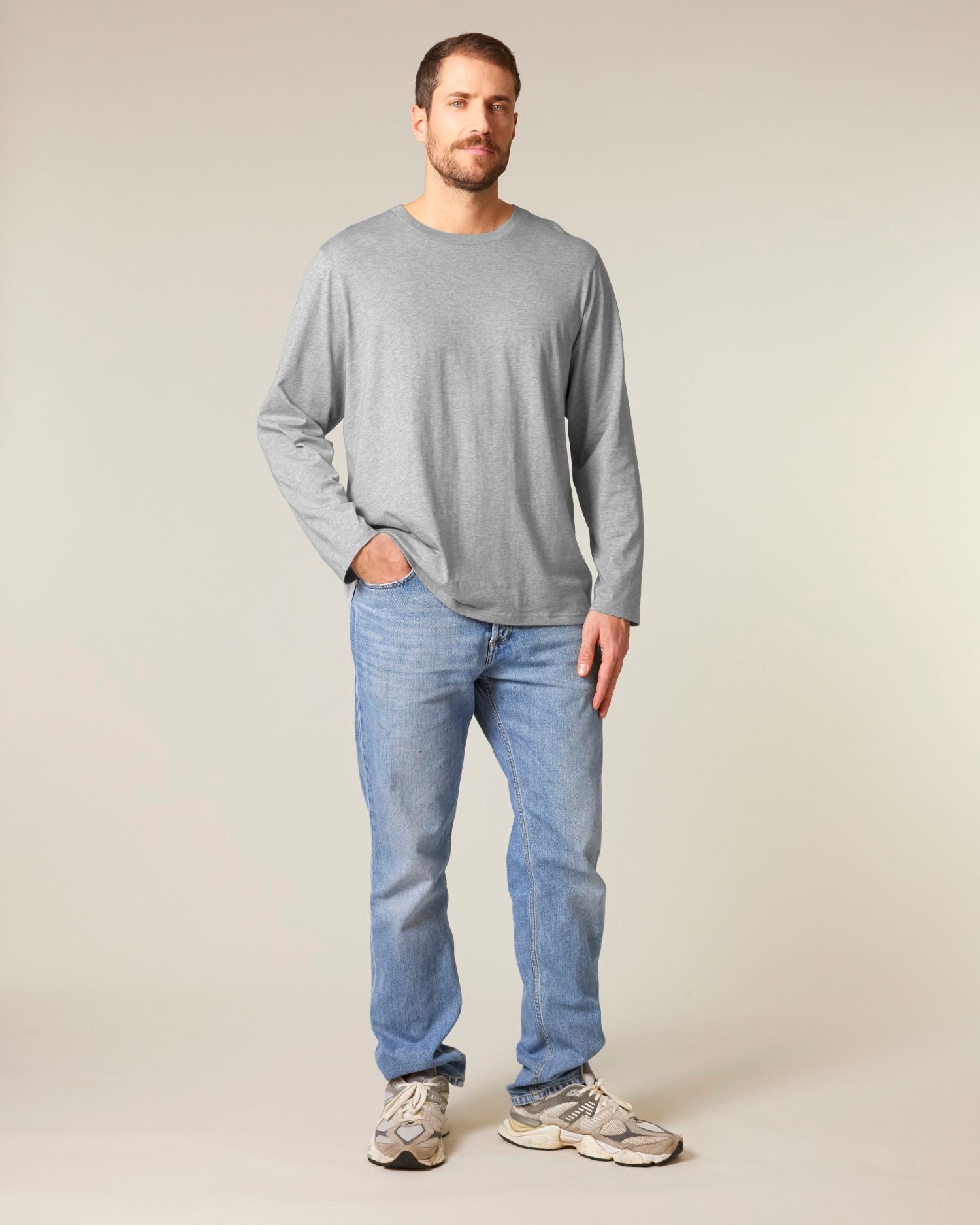 Creator 2.0 Long Sleeve - Heather Grey - Vorderseite 