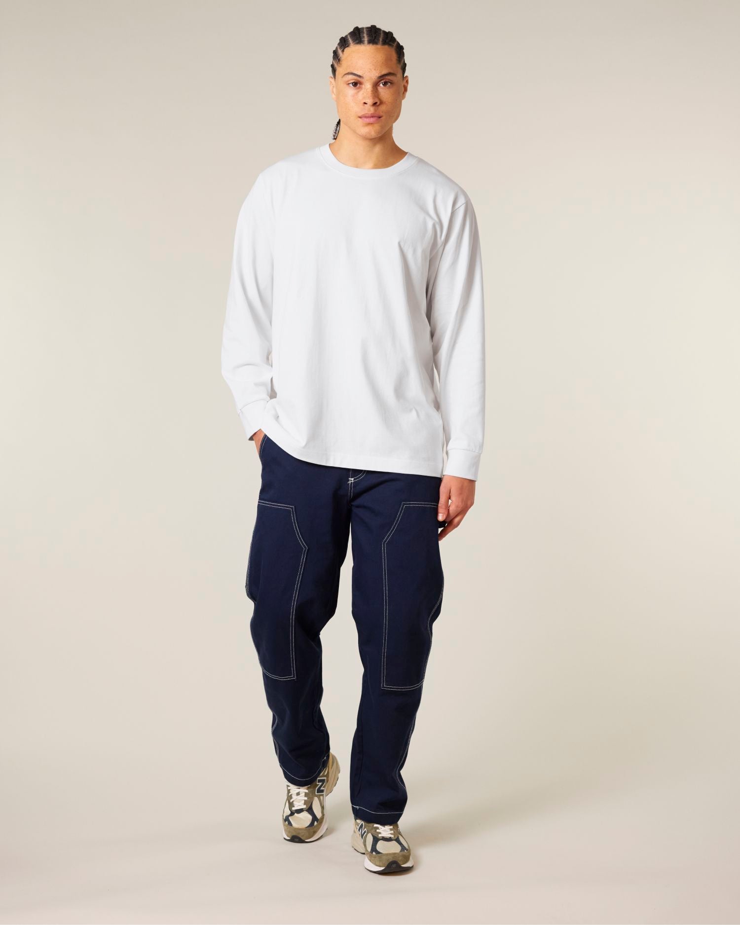 Freestyler Long Sleeve - White - Vorderseite 