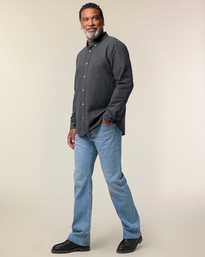 Stanley Oxford Shirt - Anthracite - Vorderseite 