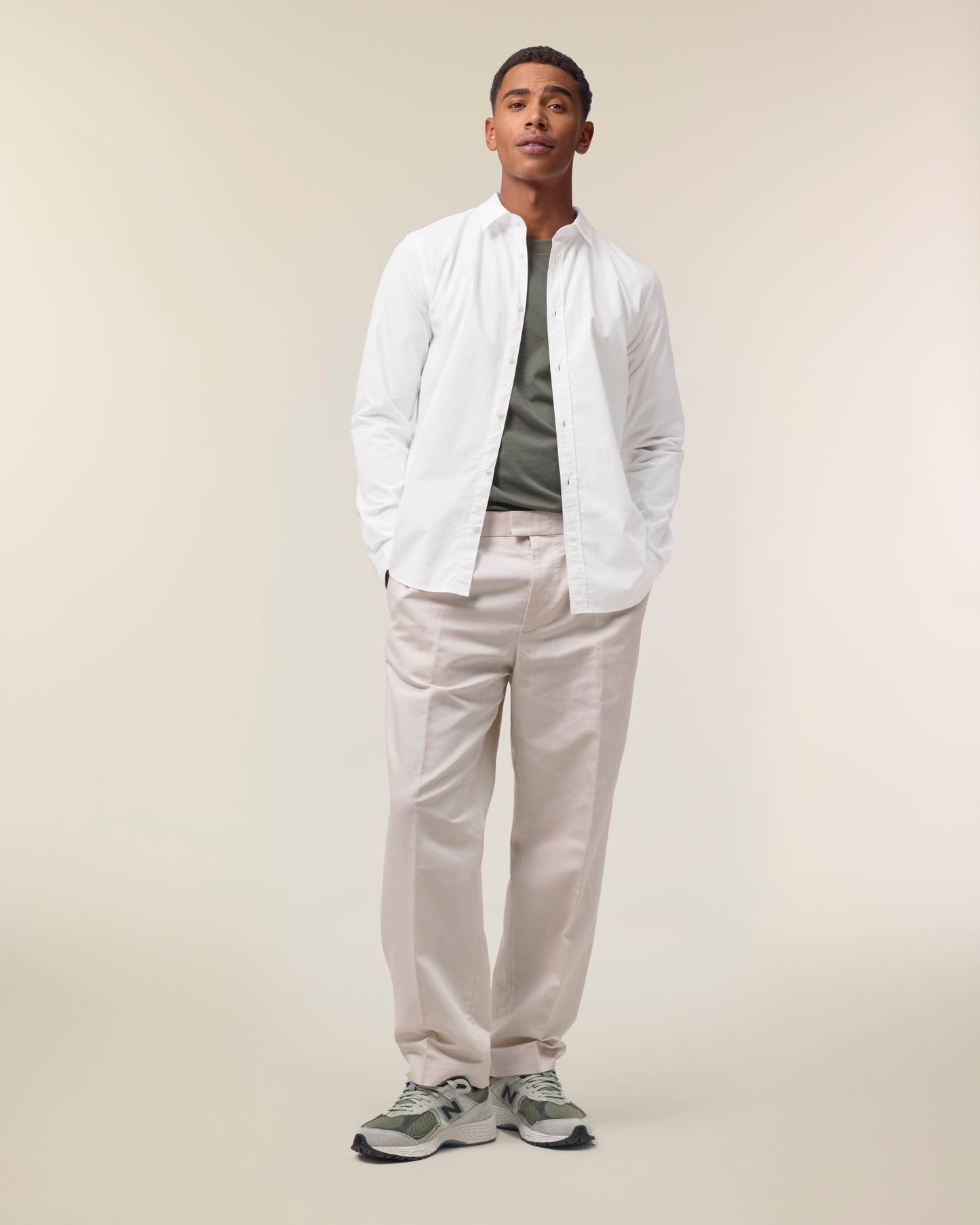 Stanley Styler Shirt - White - Vorderseite 