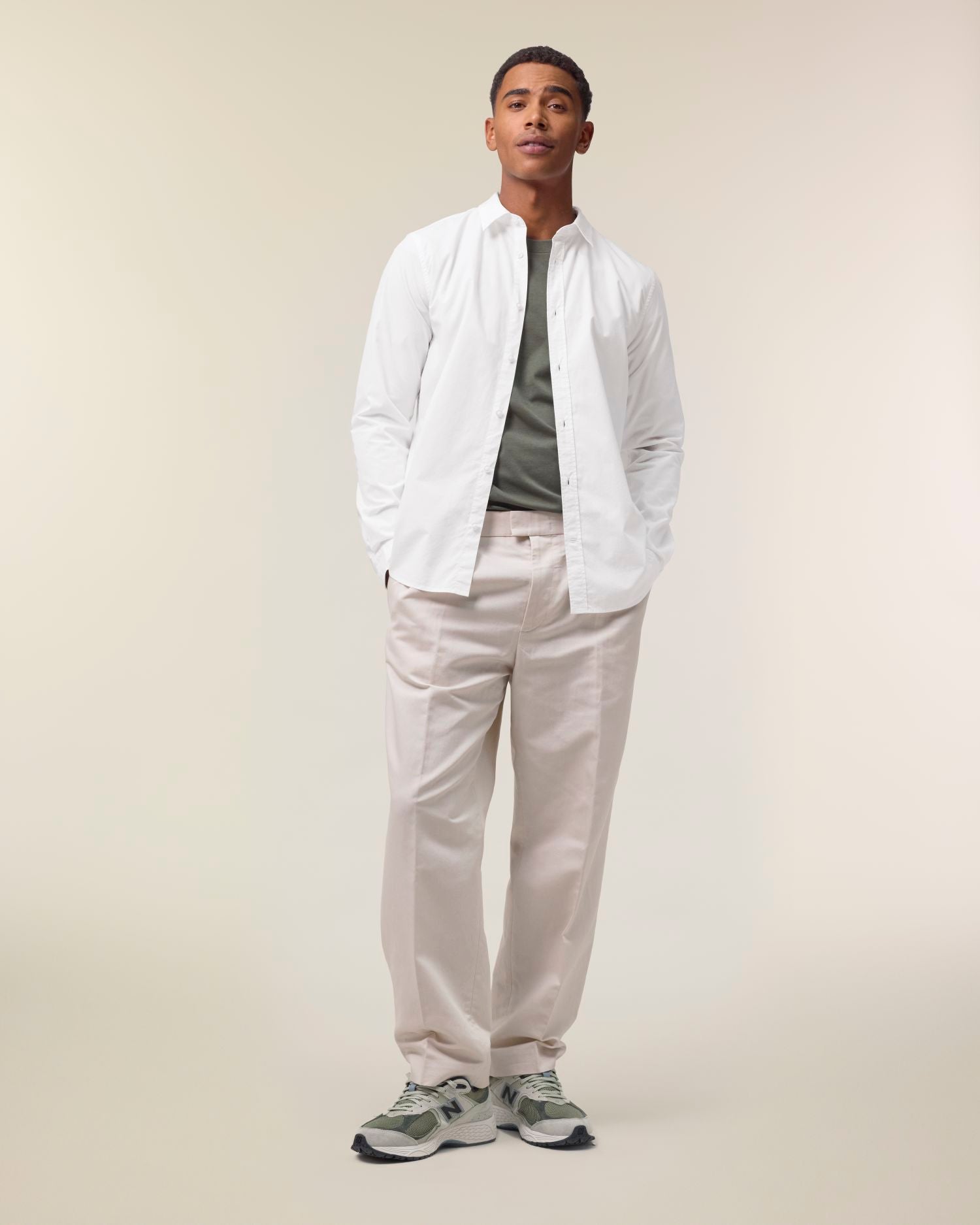 Stanley Styler Shirt - White - Vorderseite 