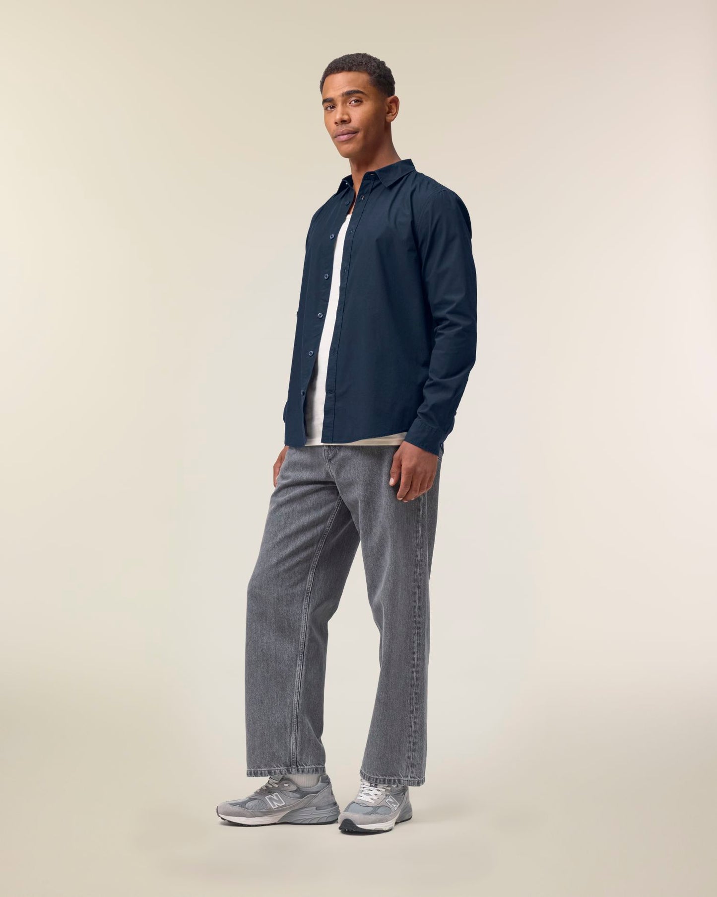 Stanley Styler Shirt - French Navy - Vorderseite 