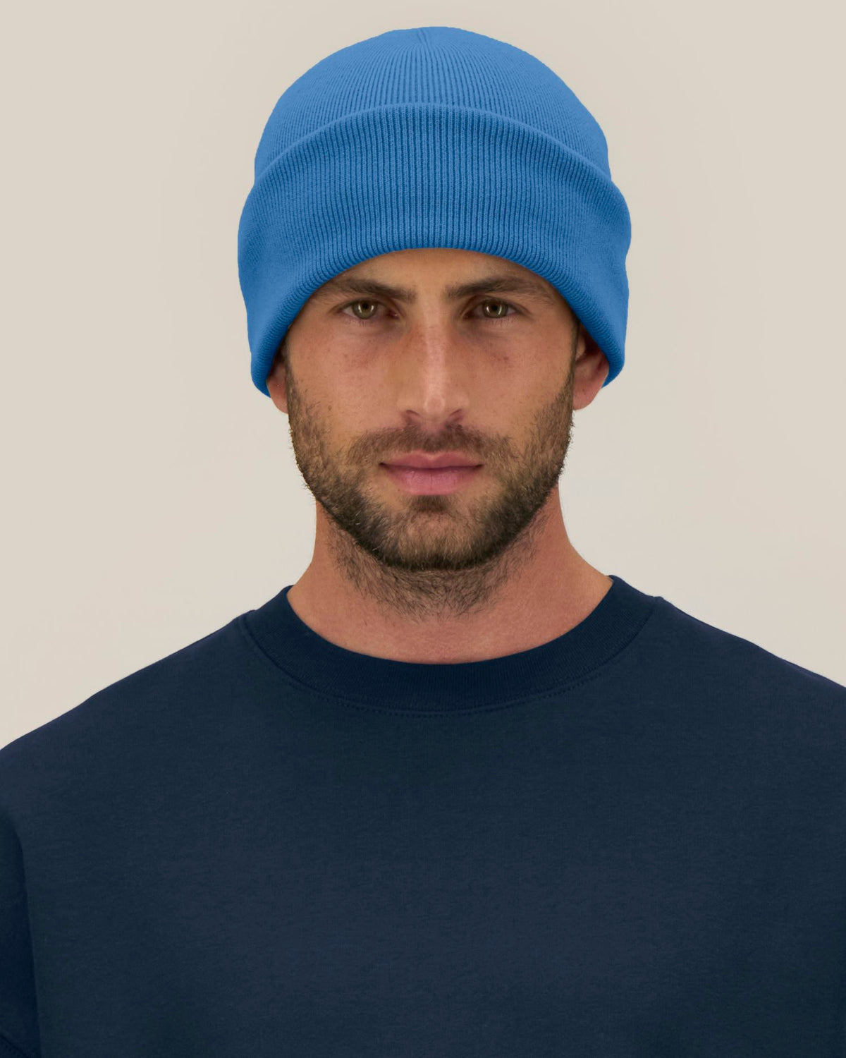 Rib Beanie 2.0 - Mindful Blue - Vorderseite 