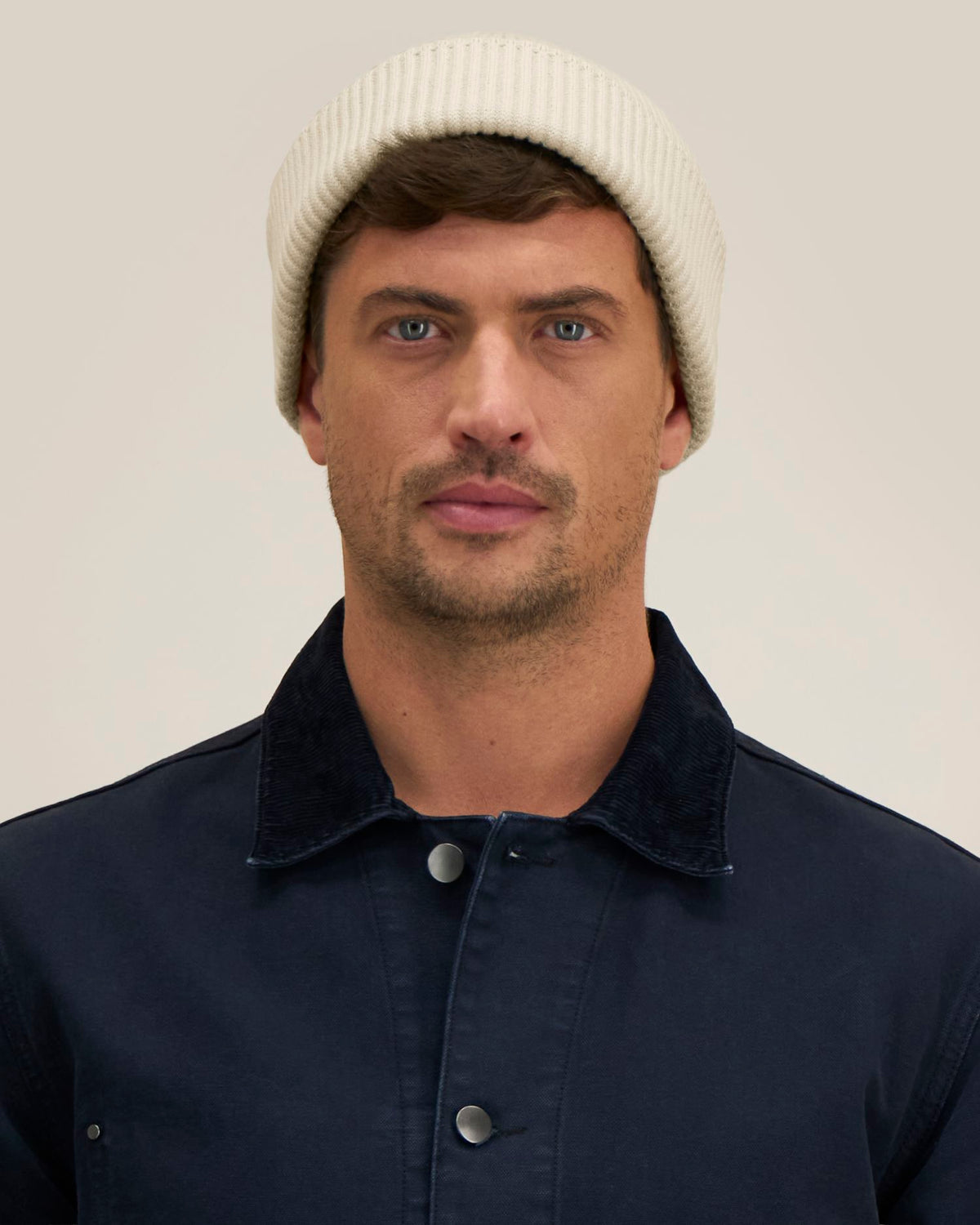 Fisherman Beanie 2.0 - Natural - Vorderseite 