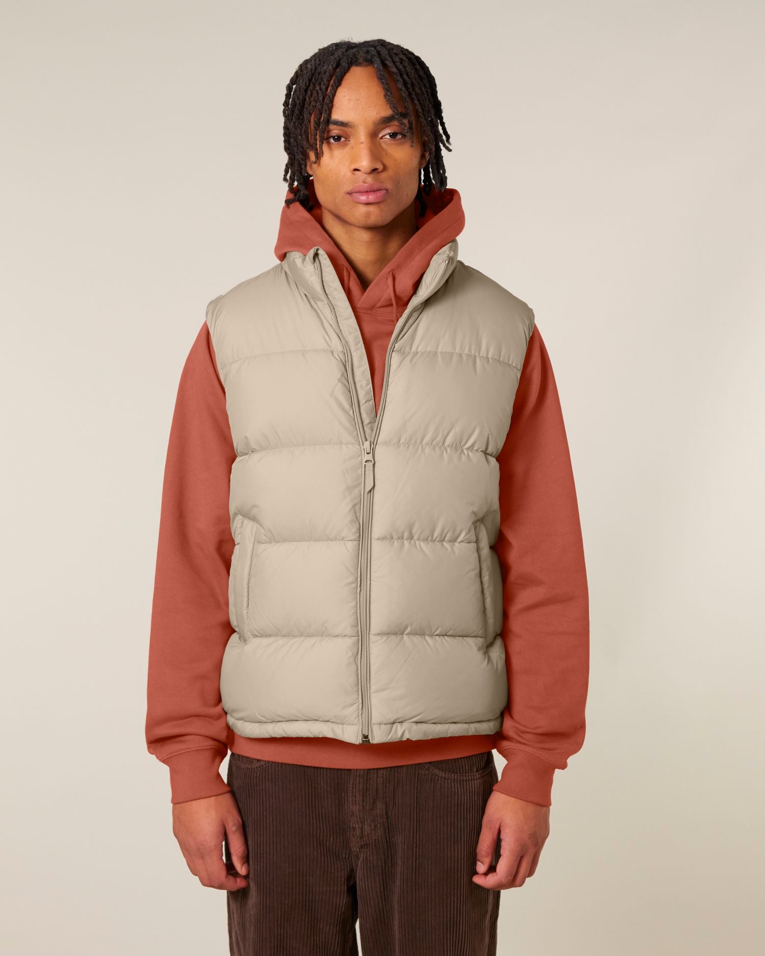 Puffer Gilet - Desert Dust - Vorderseite 