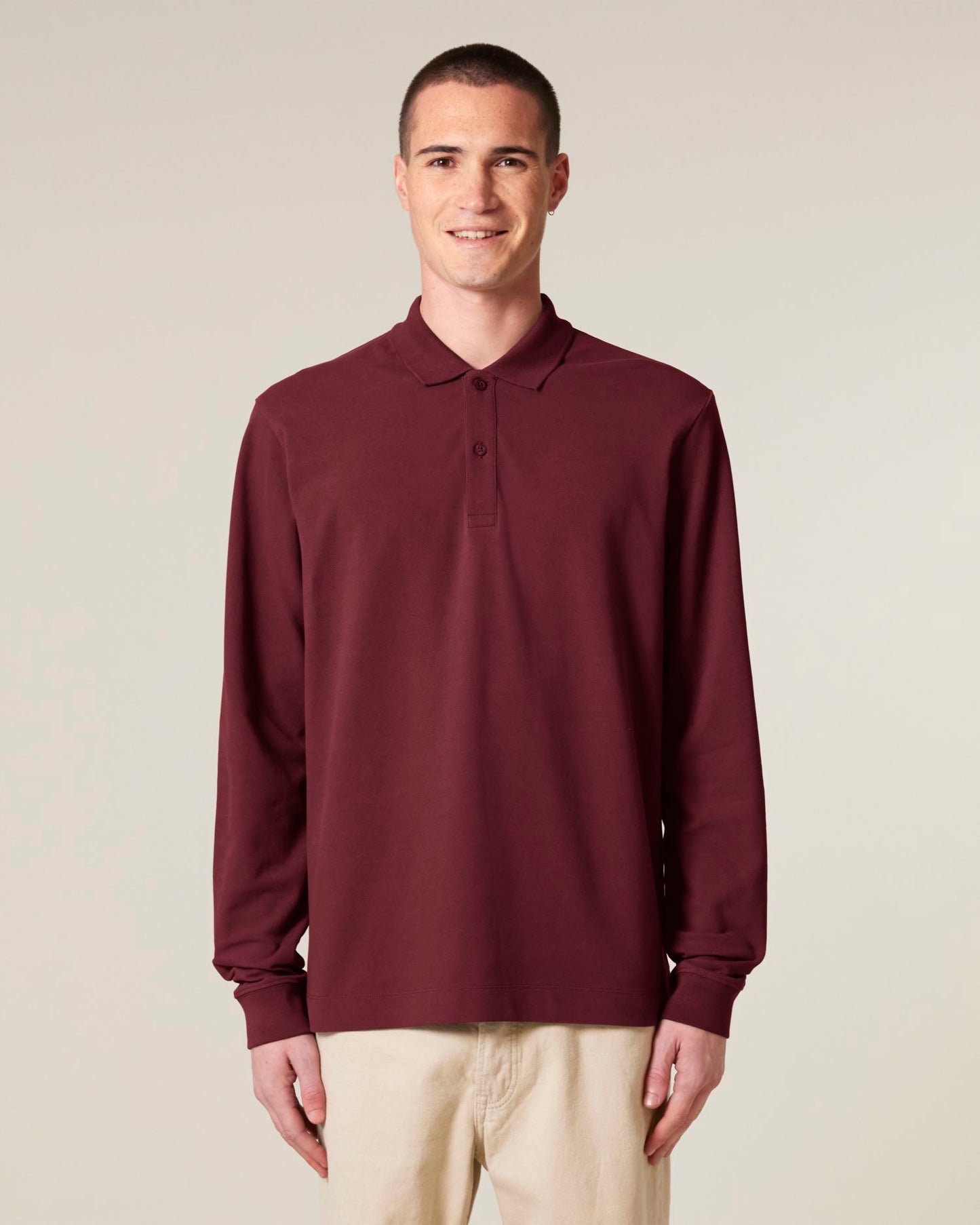 Prepster 2.0 Long Sleeve - Burgundy - Vorderseite 