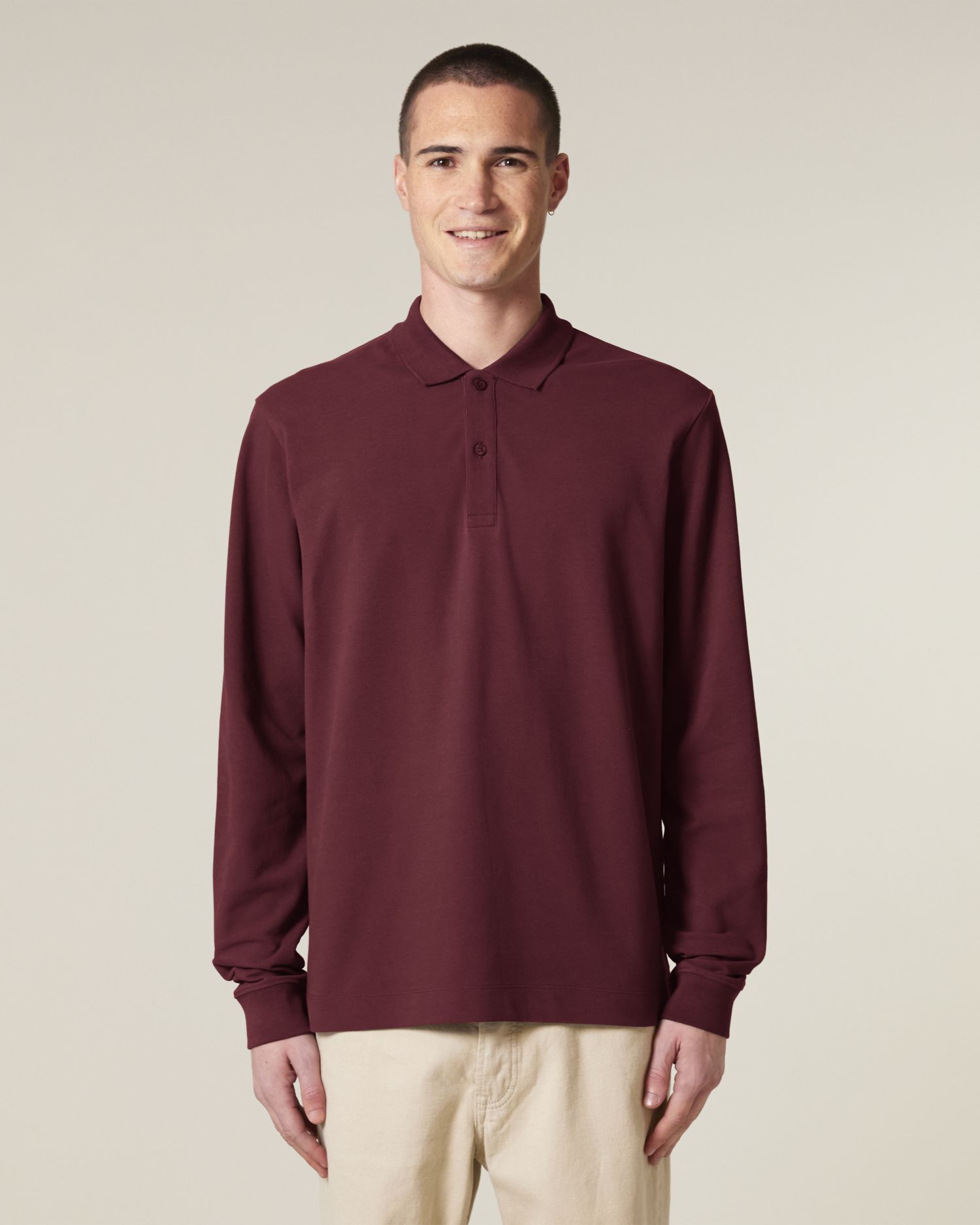 Prepster 2.0 Long Sleeve - Burgundy - Vorderseite 