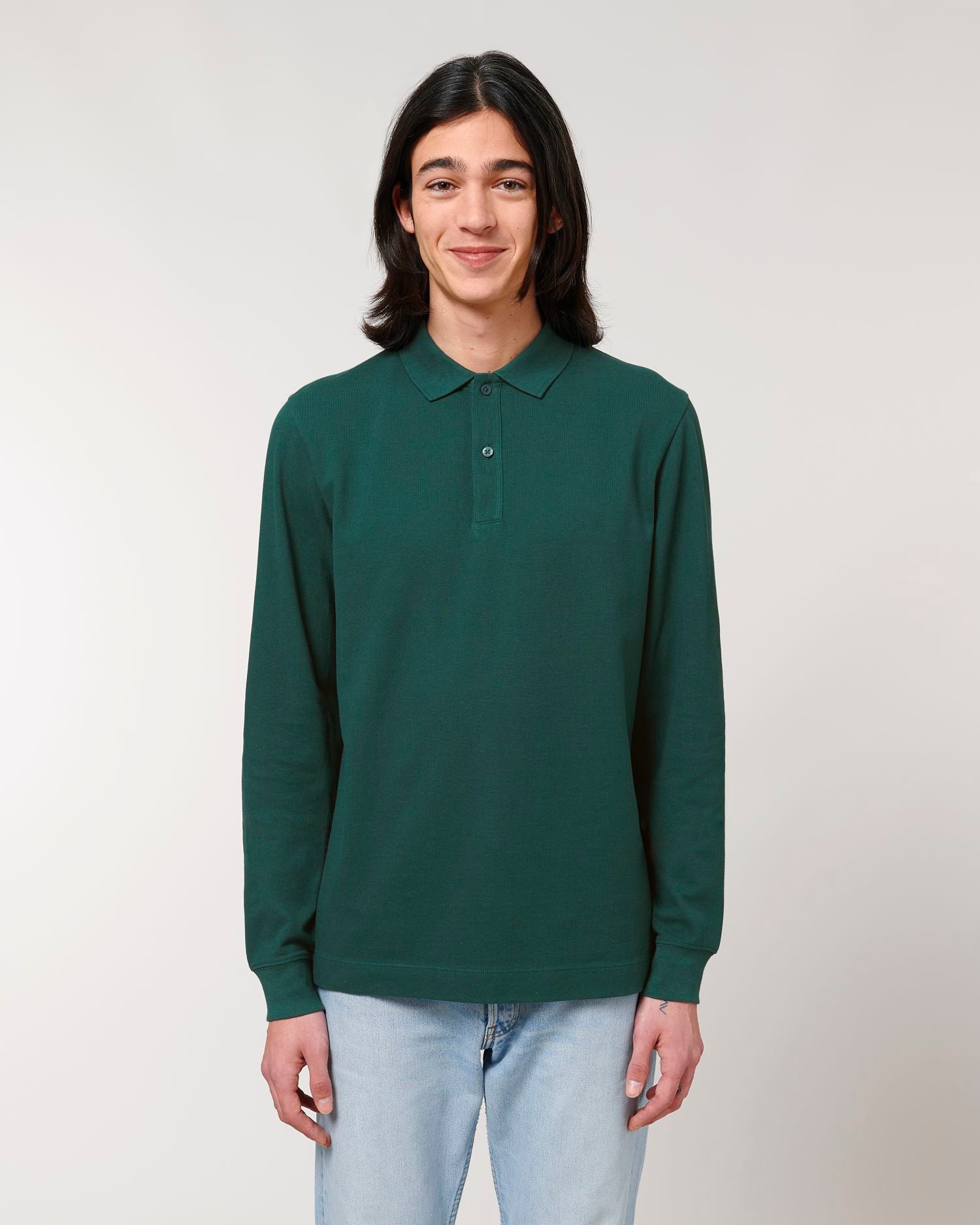 Prepster Long Sleeve - Glazed Green - Vorderseite 