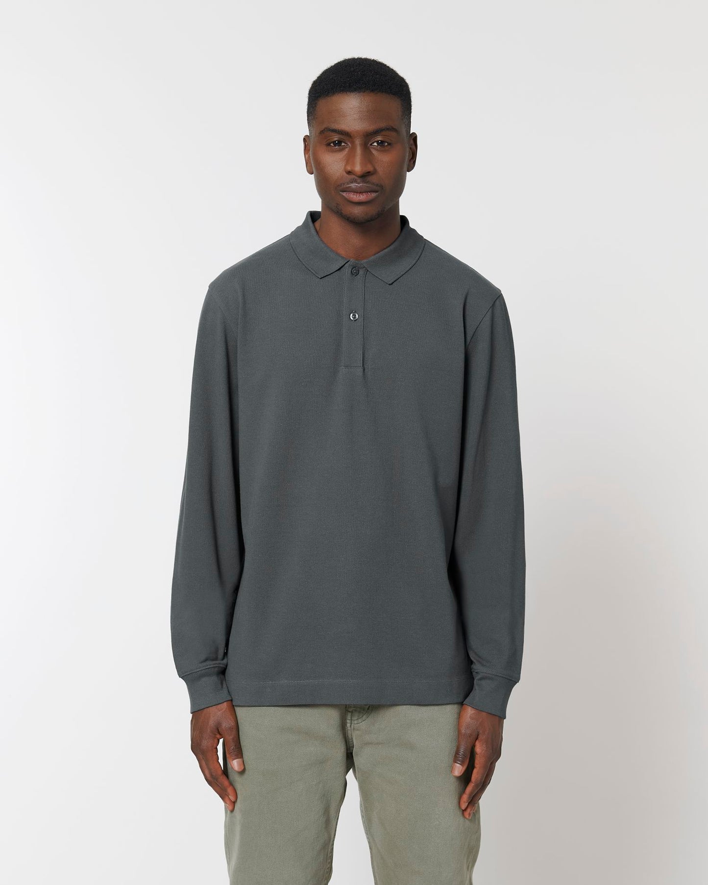 Prepster Long Sleeve - Anthracite - Vorderseite 