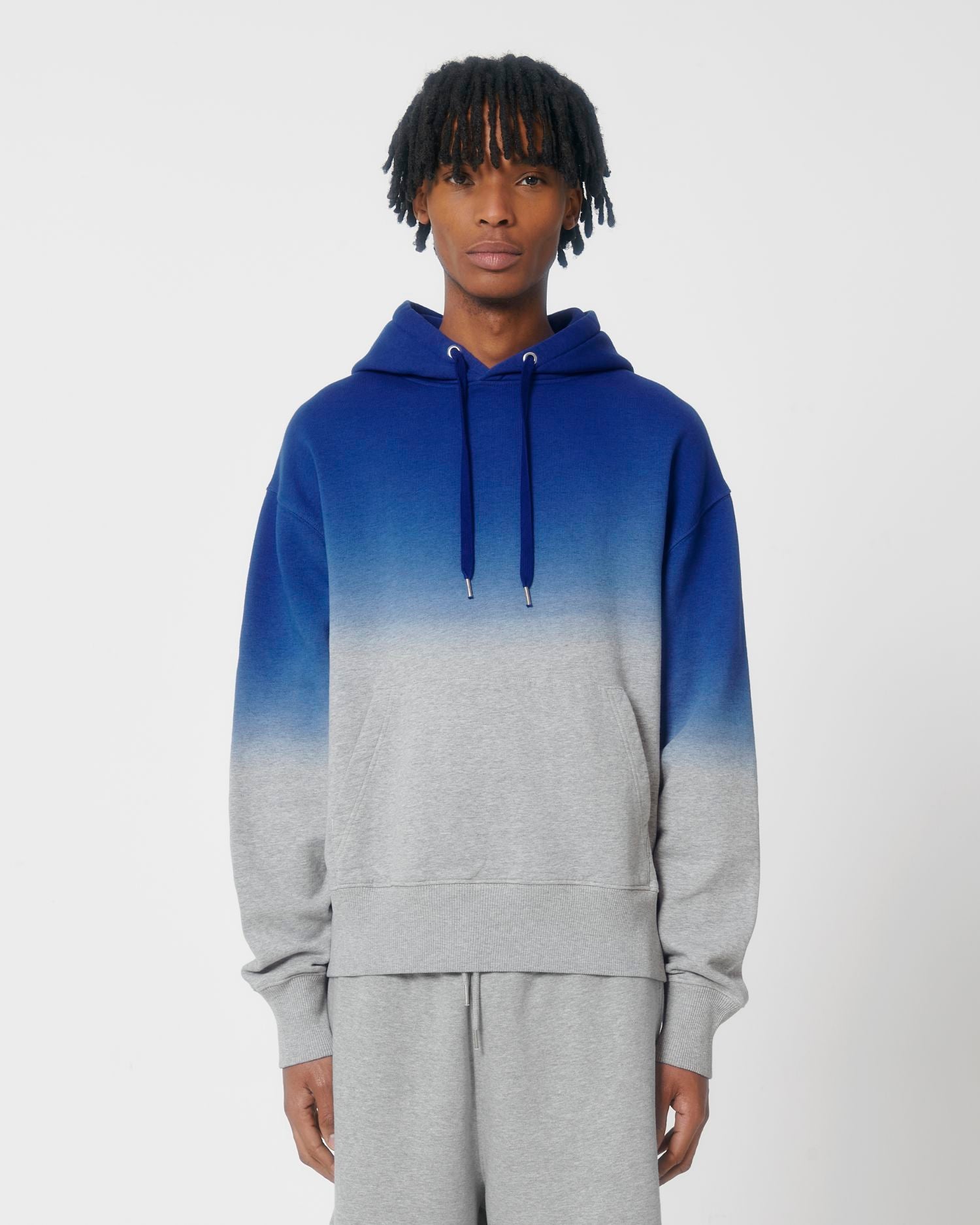 Slammer Dip Dye - Dip Dye Worker Blue/Heather Grey - Vorderseite 