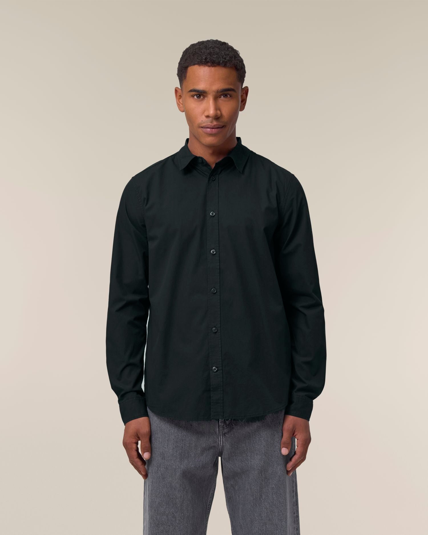 Stanley Styler Shirt - Black - Vorderseite 