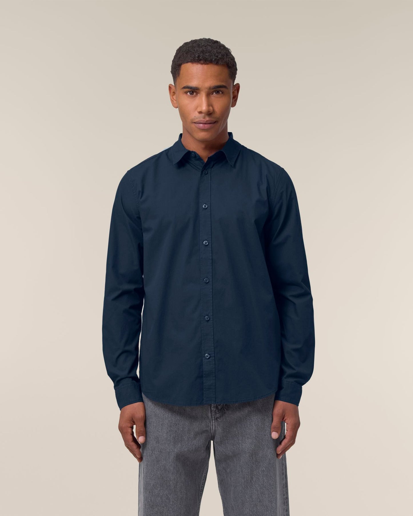 Stanley Styler Shirt - French Navy - Vorderseite 