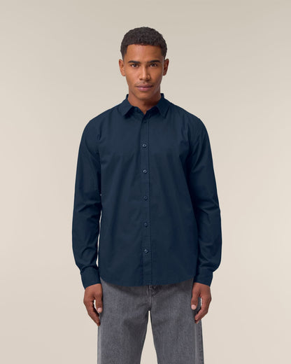 Stanley Styler Shirt - French Navy - Vorderseite 