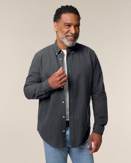 Stanley Oxford Shirt - Anthracite - Vorderseite 