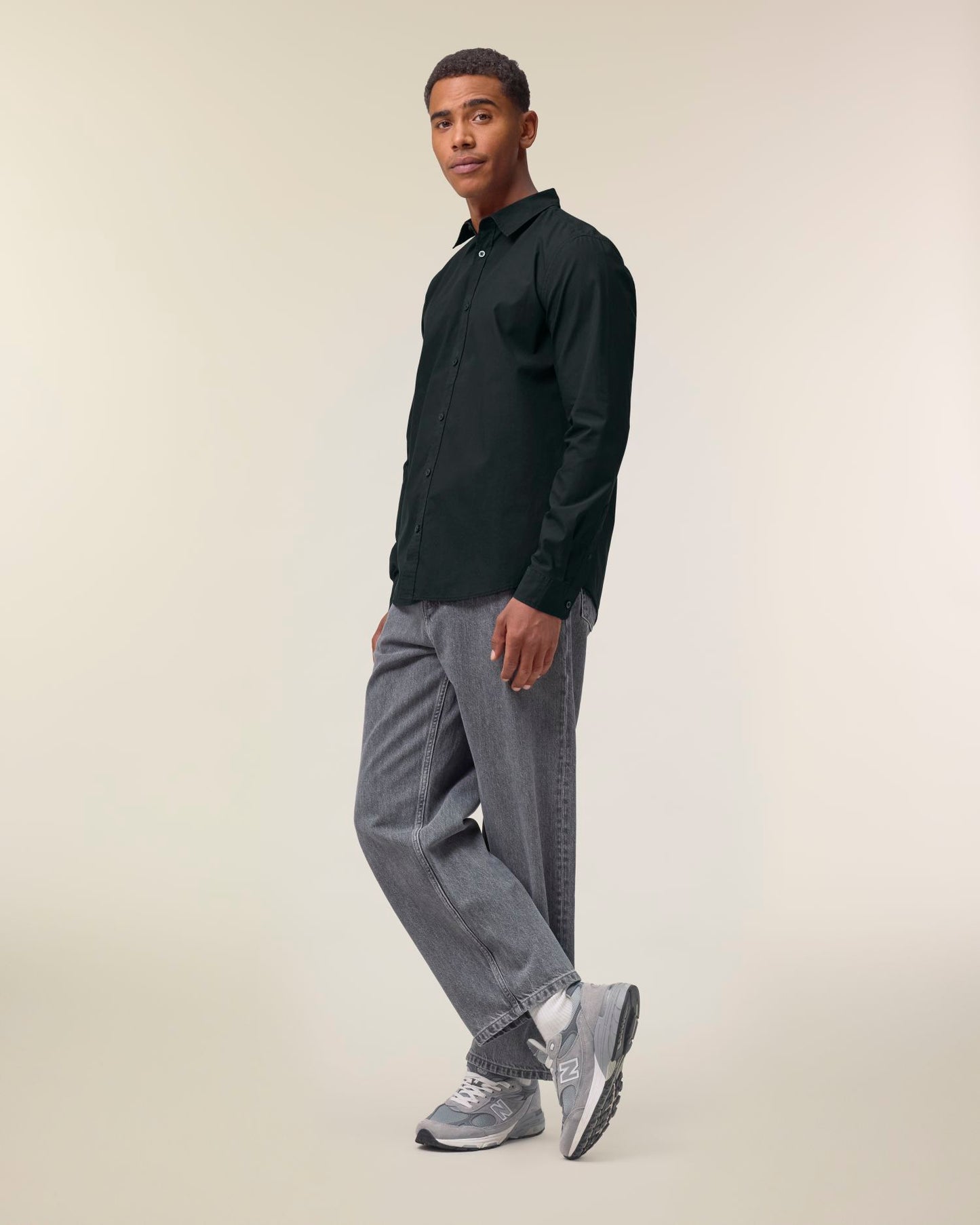 Stanley Styler Shirt - Black - Vorderseite 