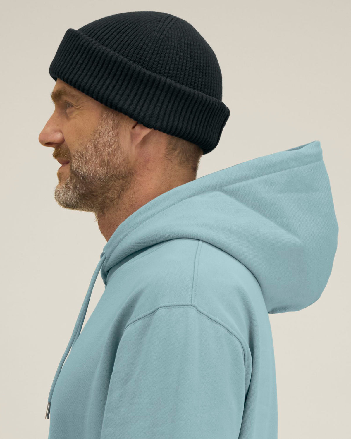 Fisherman Beanie 2.0 - Black - Vorderseite 