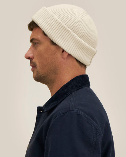 Fisherman Beanie 2.0 - Natural - Vorderseite 