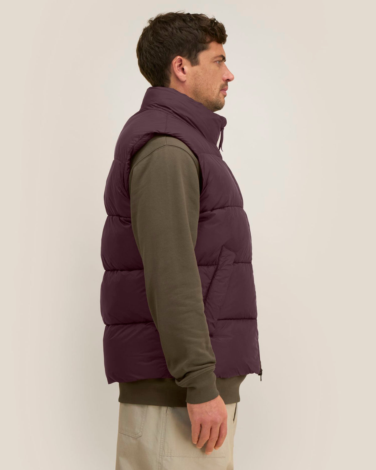 Puffer Gilet 2.0 - Red Brown - Vorderseite 