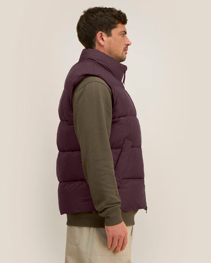Puffer Gilet 2.0 - Red Brown - Vorderseite 