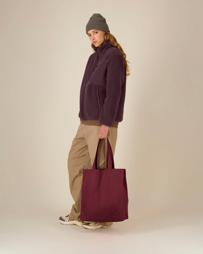 Mid Tote Bag - Burgundy - Vorderseite 