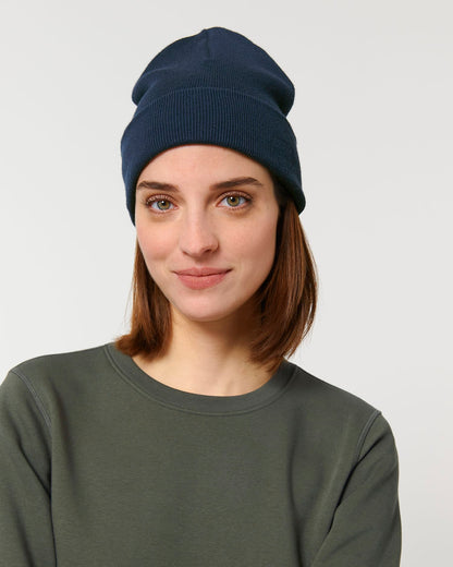 Rib Beanie - French Navy - Vorderseite 