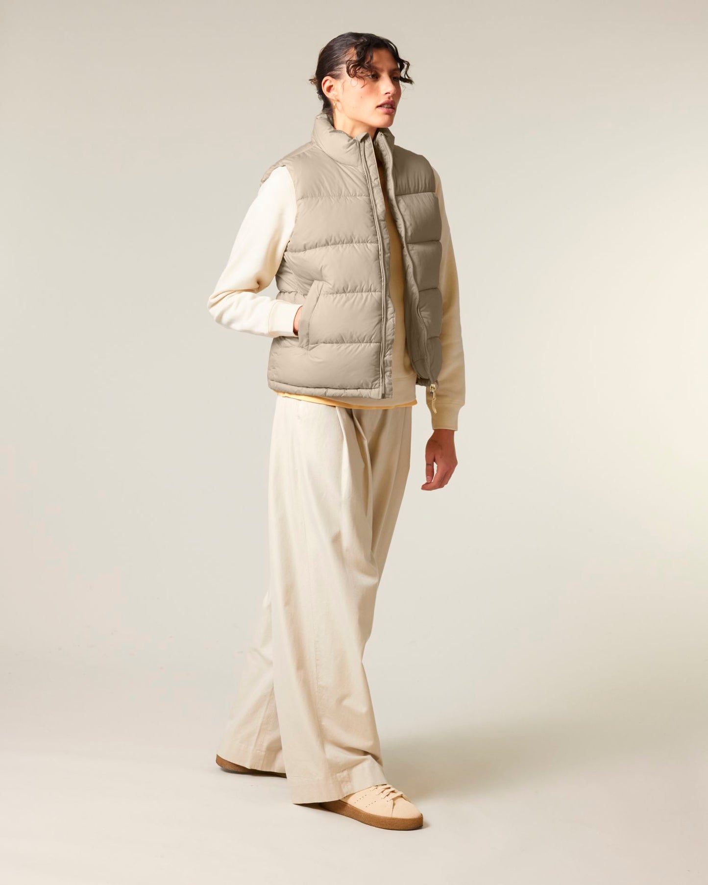 Puffer Gilet - Desert Dust - Vorderseite 
