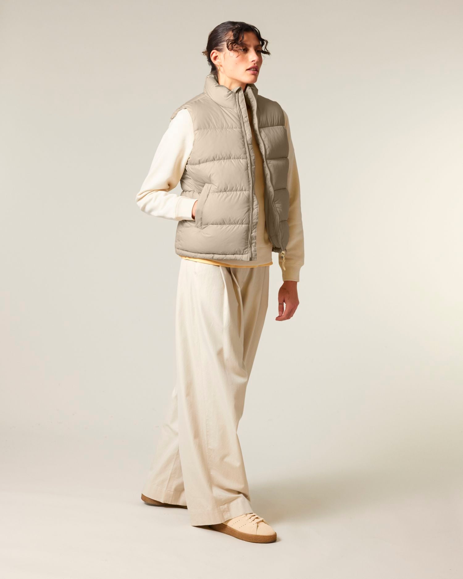 Puffer Gilet - Desert Dust - Vorderseite 