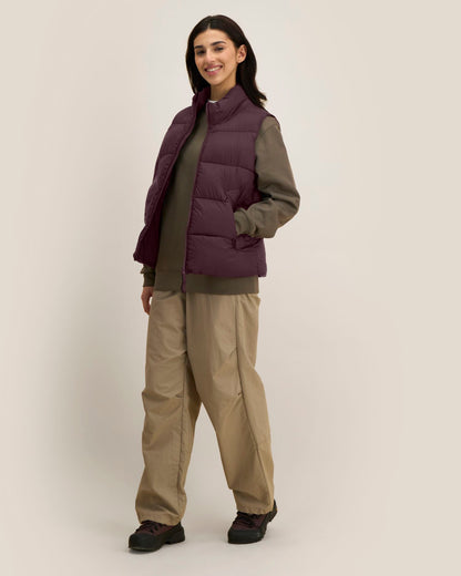 Puffer Gilet 2.0 - Red Brown - Vorderseite 