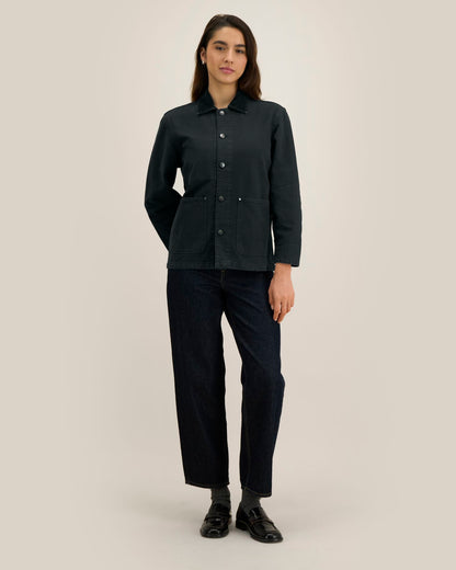 Chore Jacket - G. Dyed Black - Vorderseite 