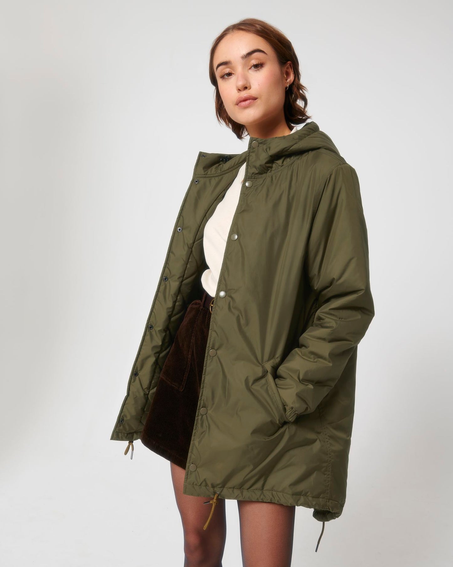 Padded Parker - British Khaki - Vorderseite 