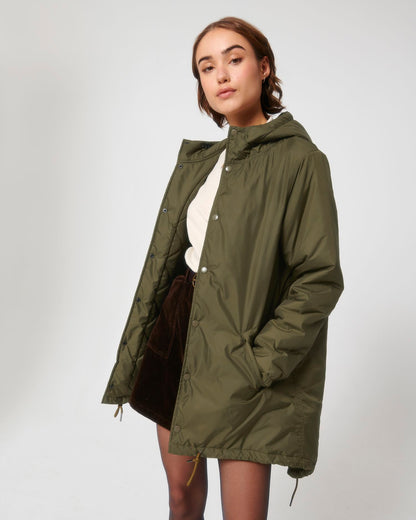 Padded Parker - British Khaki - Vorderseite 