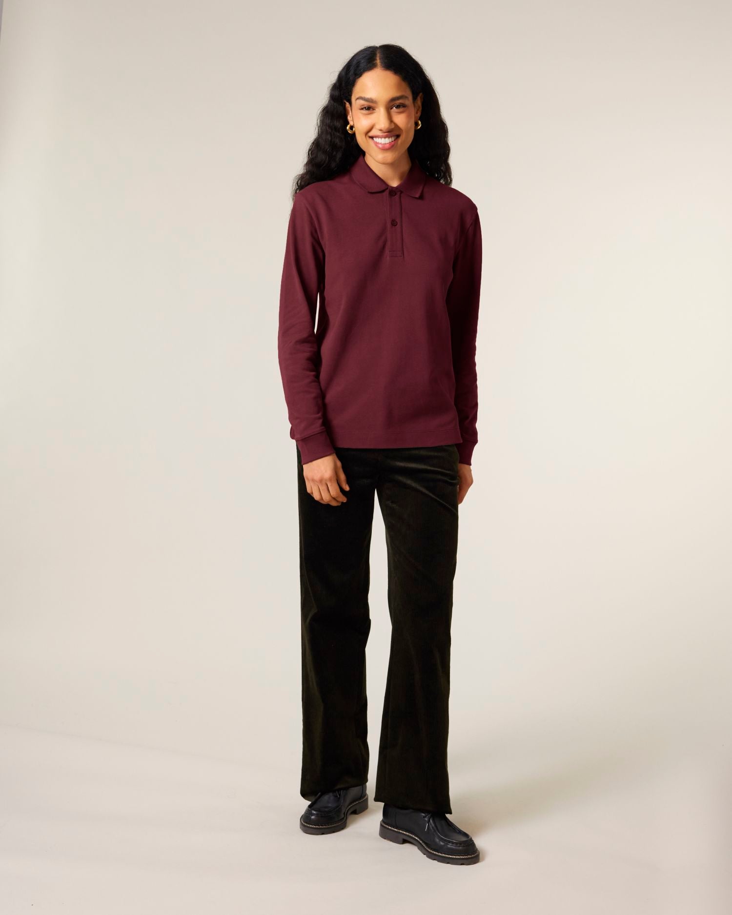Prepster 2.0 Long Sleeve - Burgundy - Vorderseite 