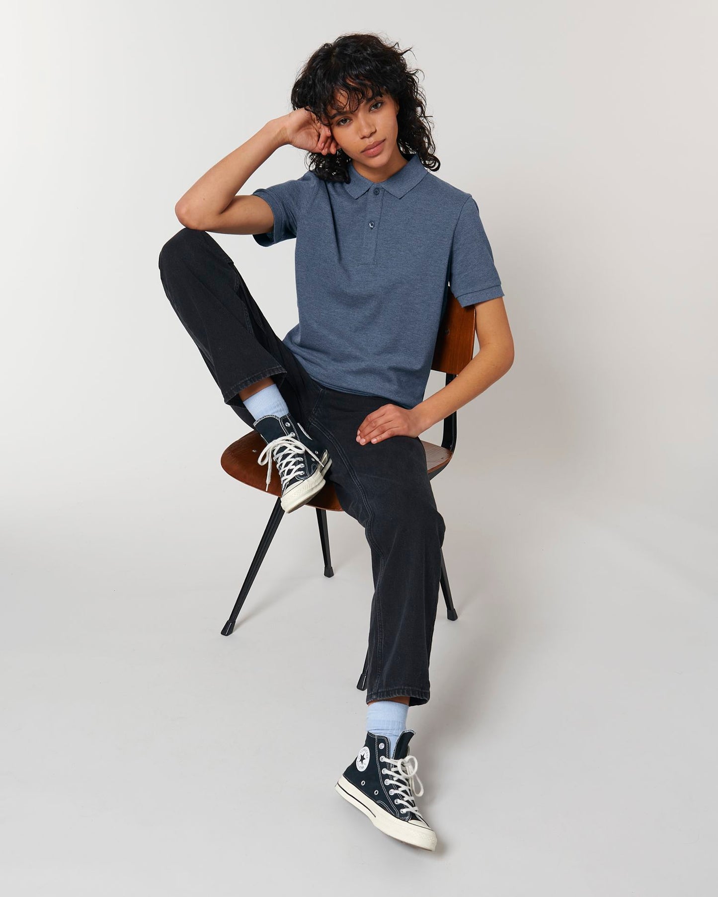 Prepster - Dark Heather Blue - Vorderseite 