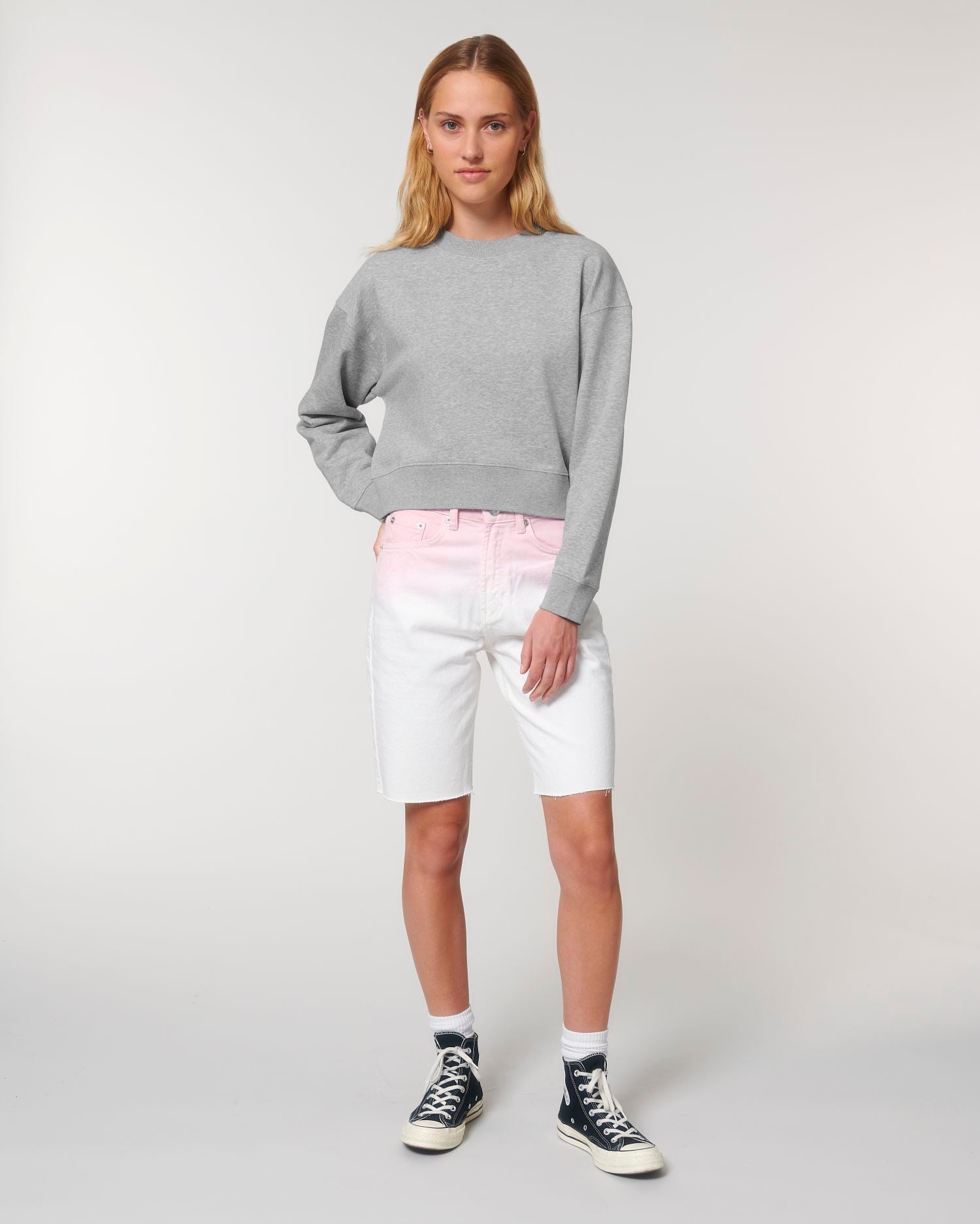 Stella Cropster - Heather Grey - Vorderseite 